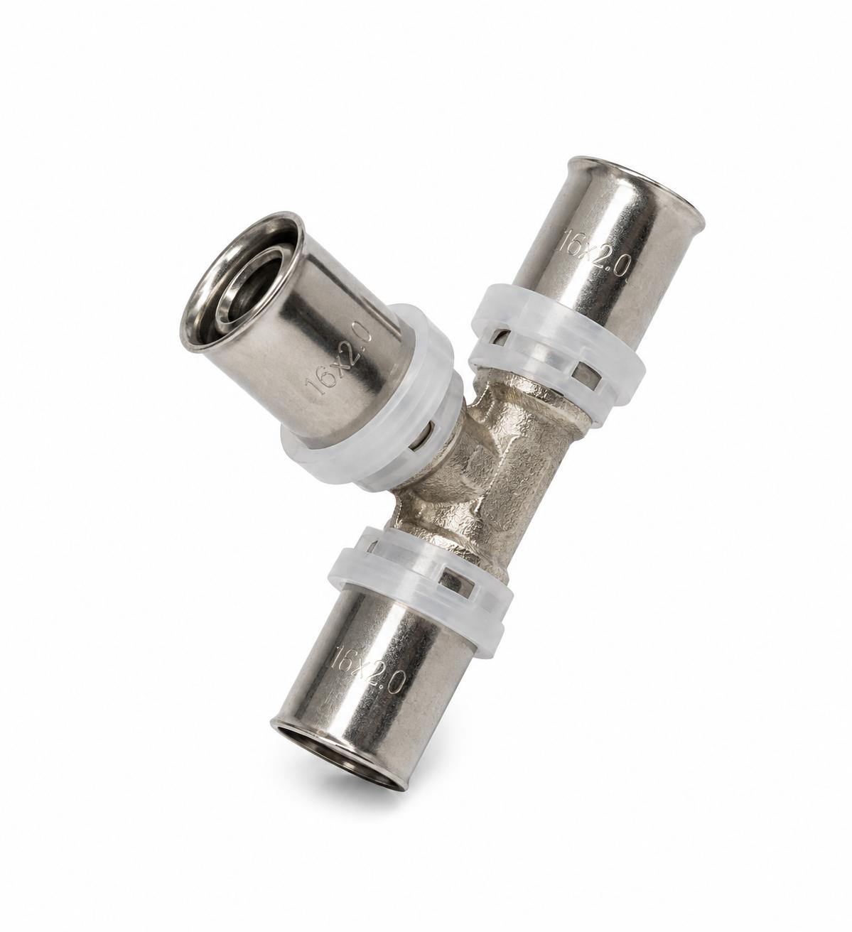 Pers T-stuk 16 x 16 x 16 mm 10 stuks